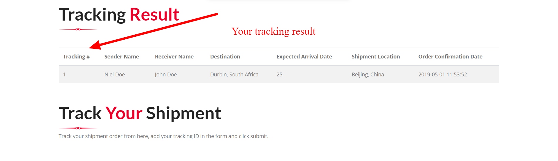 track-result